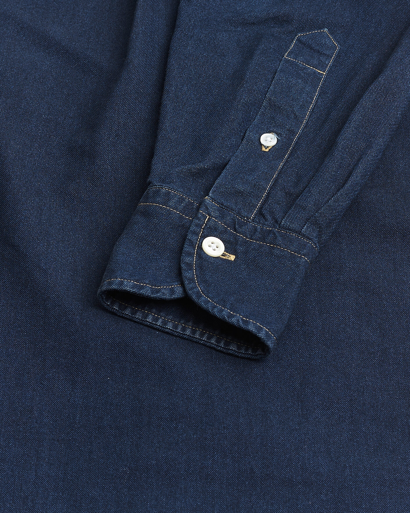 Uomini | Camicie Pre-owned | Pre-owned | Drake's The American Flap B.O Oxford Shirt Navy 15,5(39 - M)