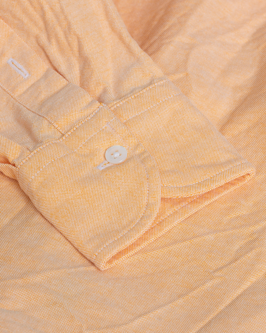 Uomini | Camicie | Pre-owned | Drake's Button Down Oxford Shirt Orange 42 - L