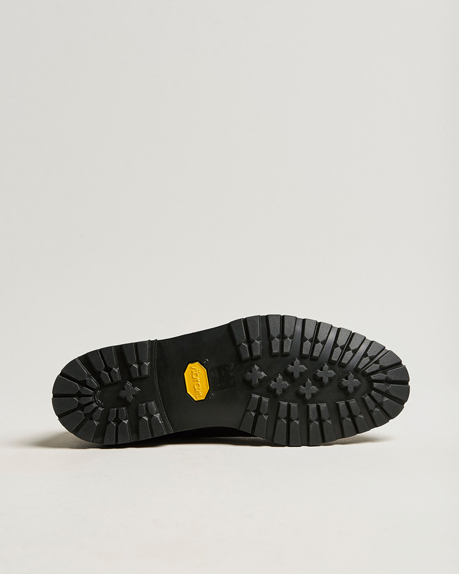 Uomini | Scarpe con cuciture Goodyear Pre-owned | Pre-owned | Crockett & Jones Pembroke Derbys Scotch Grain Vibram Black Calf UK6,5 - EU40,5