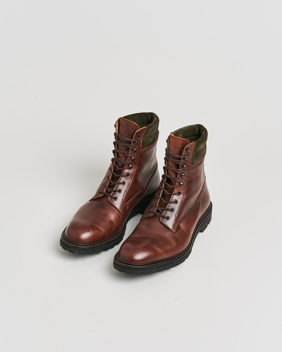 Uomini | Scarpe Pre-owned | Pre-owned | Crockett & Jones Ross Boot Vibram Sole Chocolate Hurricane Hide UK10 - EU44,5