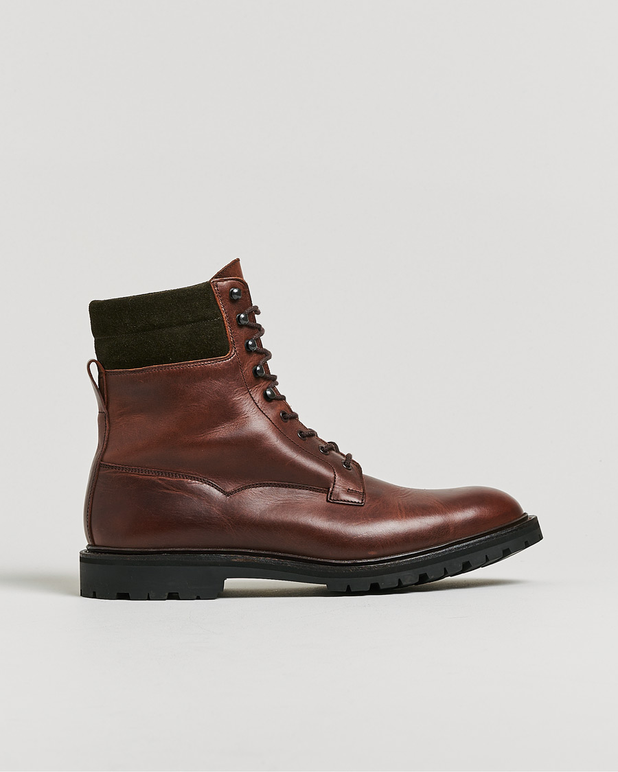 Uomini | Scarpe Pre-owned | Pre-owned | Crockett & Jones Ross Boot Vibram Sole Chocolate Hurricane Hide UK10 - EU44,5
