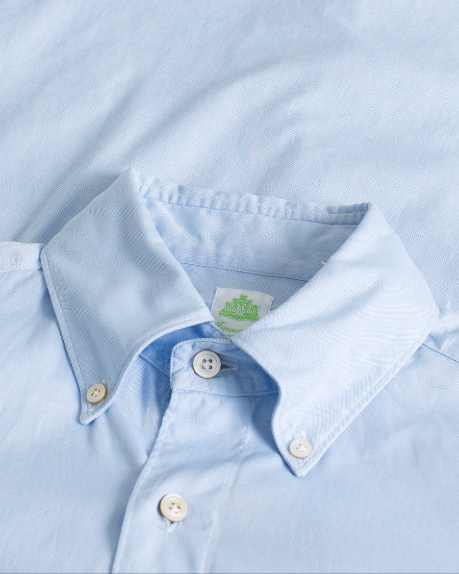 Uomini | Camicie | Pre-owned | Finamore Napoli Tokyo Slim Fit Oxford Shirt Light Blue