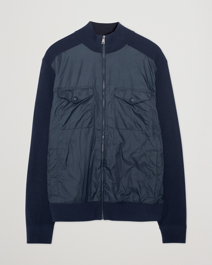 Uomini | Maglieria | Pre-owned | Ralph Lauren Purple Label Hybrid Zip Sweater Classic Navy