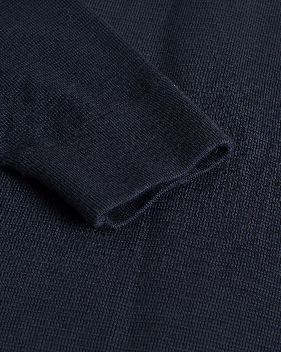 Uomini | Maglieria | Pre-owned | Ralph Lauren Purple Label Hybrid Zip Sweater Classic Navy