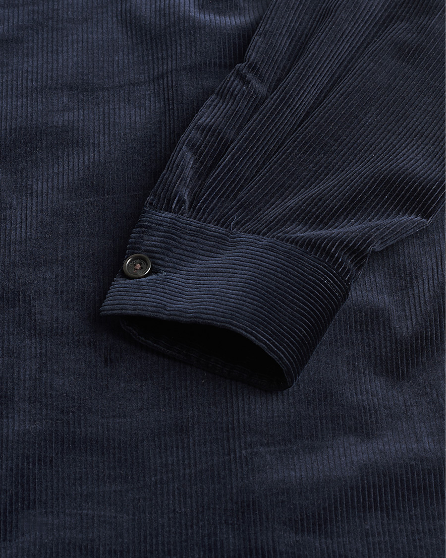 Uomini | Camicie Pre-owned | Pre-owned | Ralph Lauren Purple Label Double Pocket Overshirt Classic Navy S