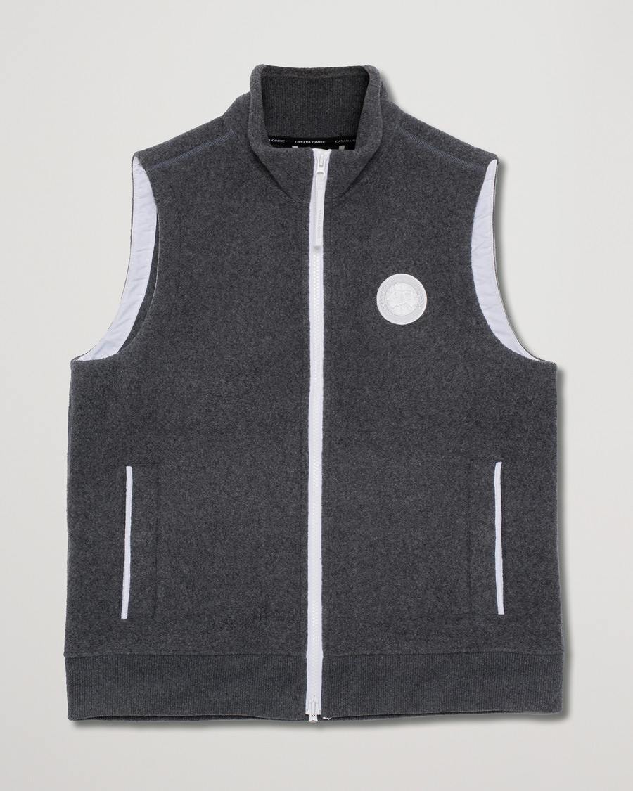 Uomini | Giacche | Pre-owned | Canada Goose Mersey Fleece Vest Quarry Grey