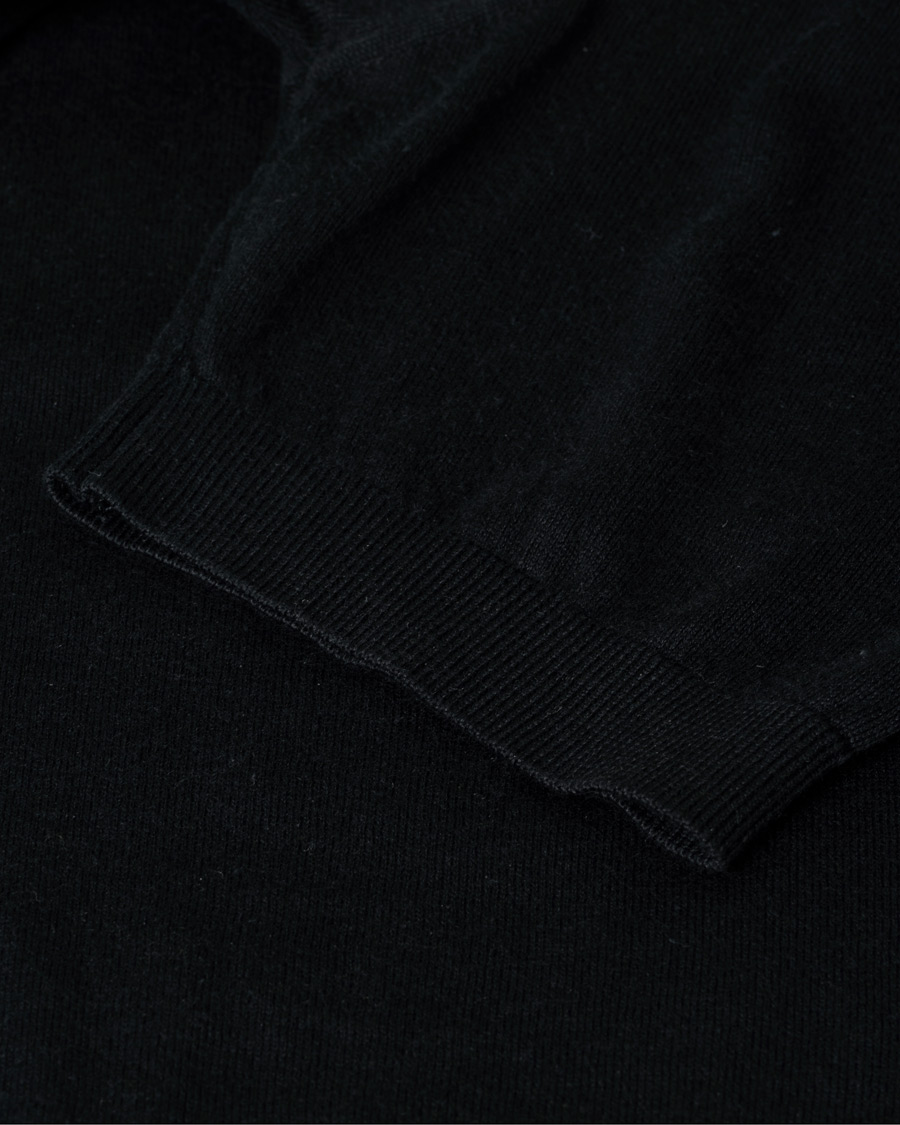 Uomini | Polo | Pre-owned | John Smedley Adrian Slim Fit Sea Island Polo Black