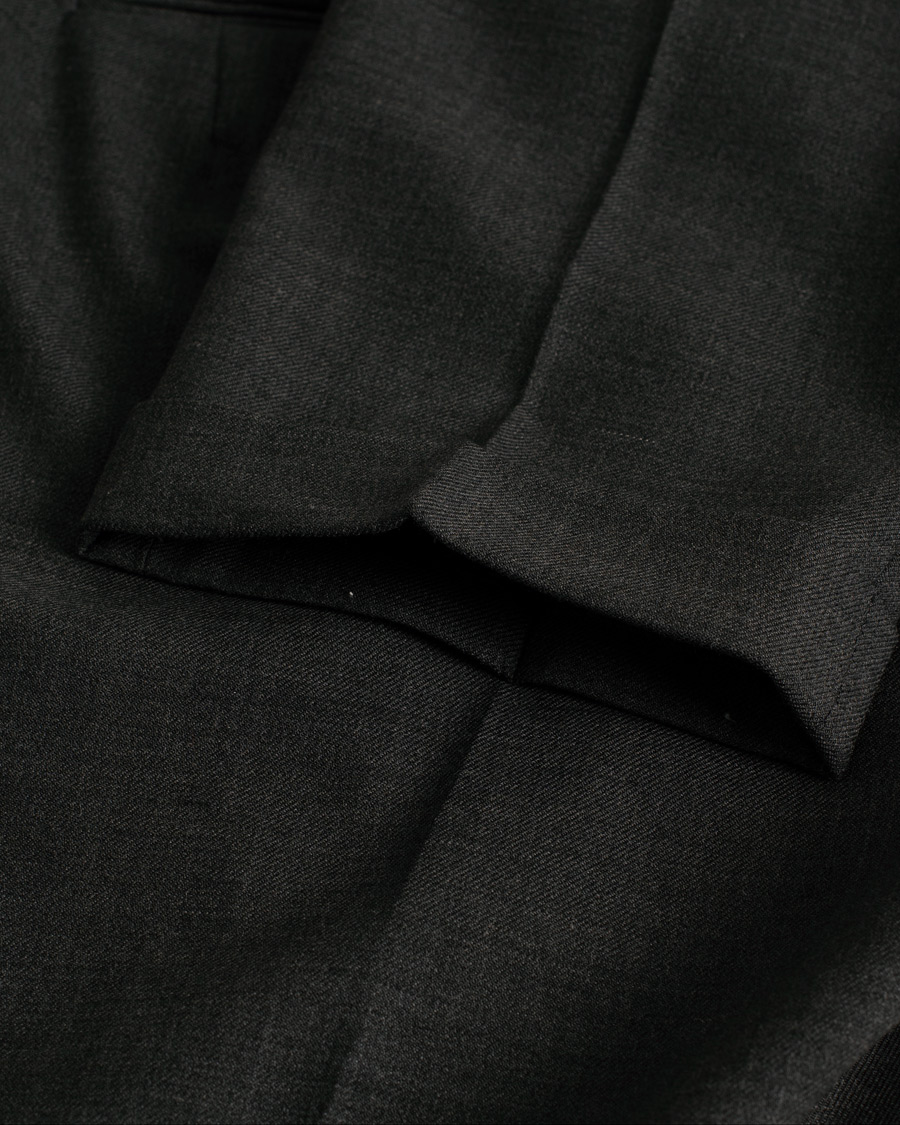 Uomini | Pantaloni | Pre-owned | Berwich Retro Elax Wool Trousers Dark Grey 46