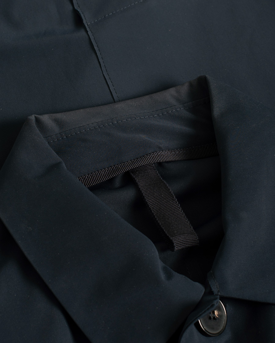 Uomini | Giacche | Pre-owned | Harris Wharf London Light Technic Mac Coat Dark Blue