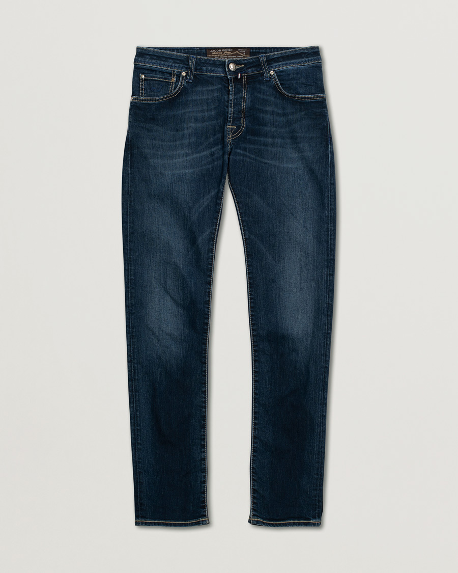 Uomini | Jeans | Pre-owned | Jacob Cohën Nick 622 Slim Fit Stretch Jeans Medium Blue W33