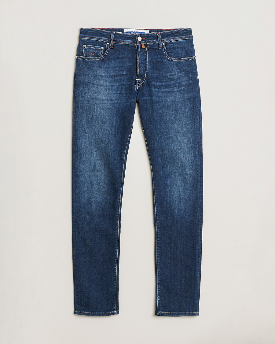 Uomini | Jeans Pre-owned | Pre-owned | Jacob Cohën Bard 688 Slim Fit Stretch Jeans Medium Dark W34