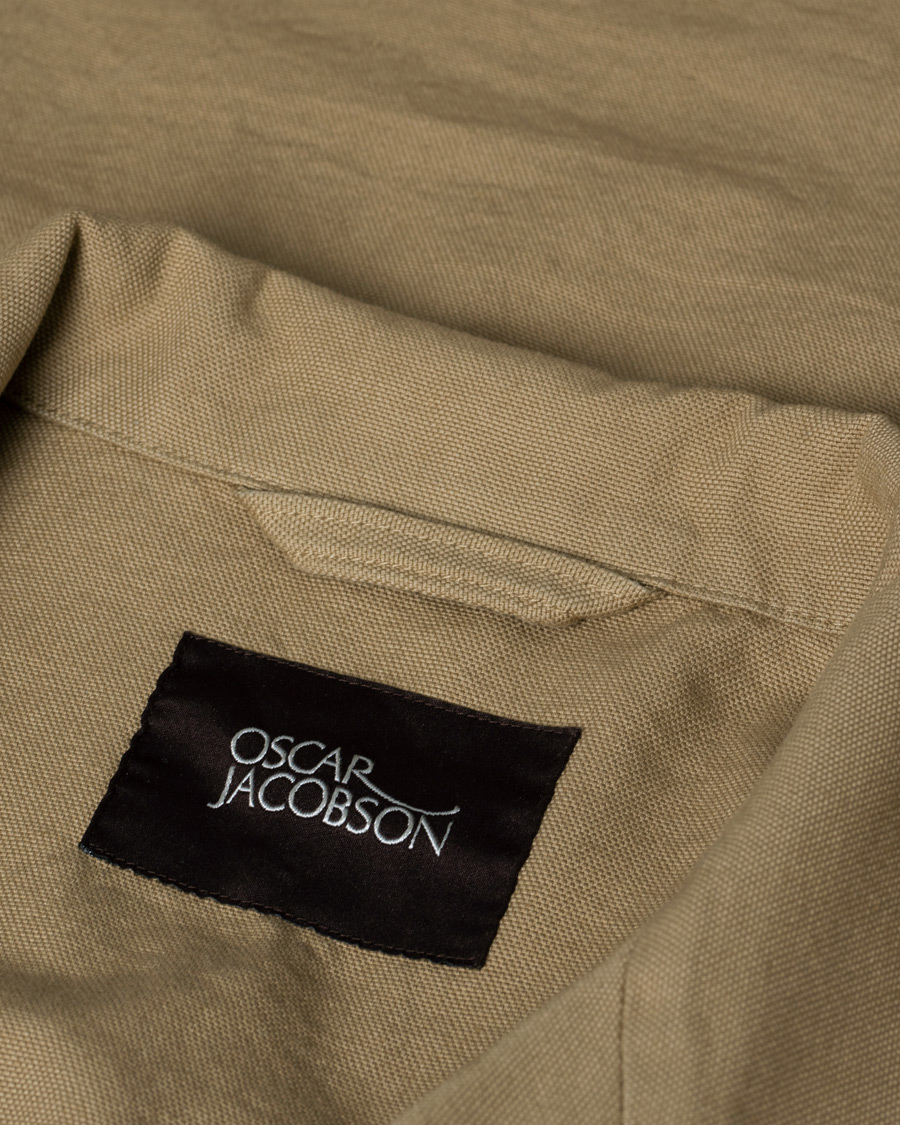 Uomini | Giacche | Pre-owned | Oscar Jacobson Wester Cotton Field Jacket Beige 54