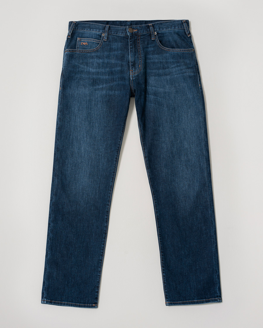 Uomini | Jeans | Pre-owned | Emporio Armani Regular Fit Jeans Dark Blue W34L32
