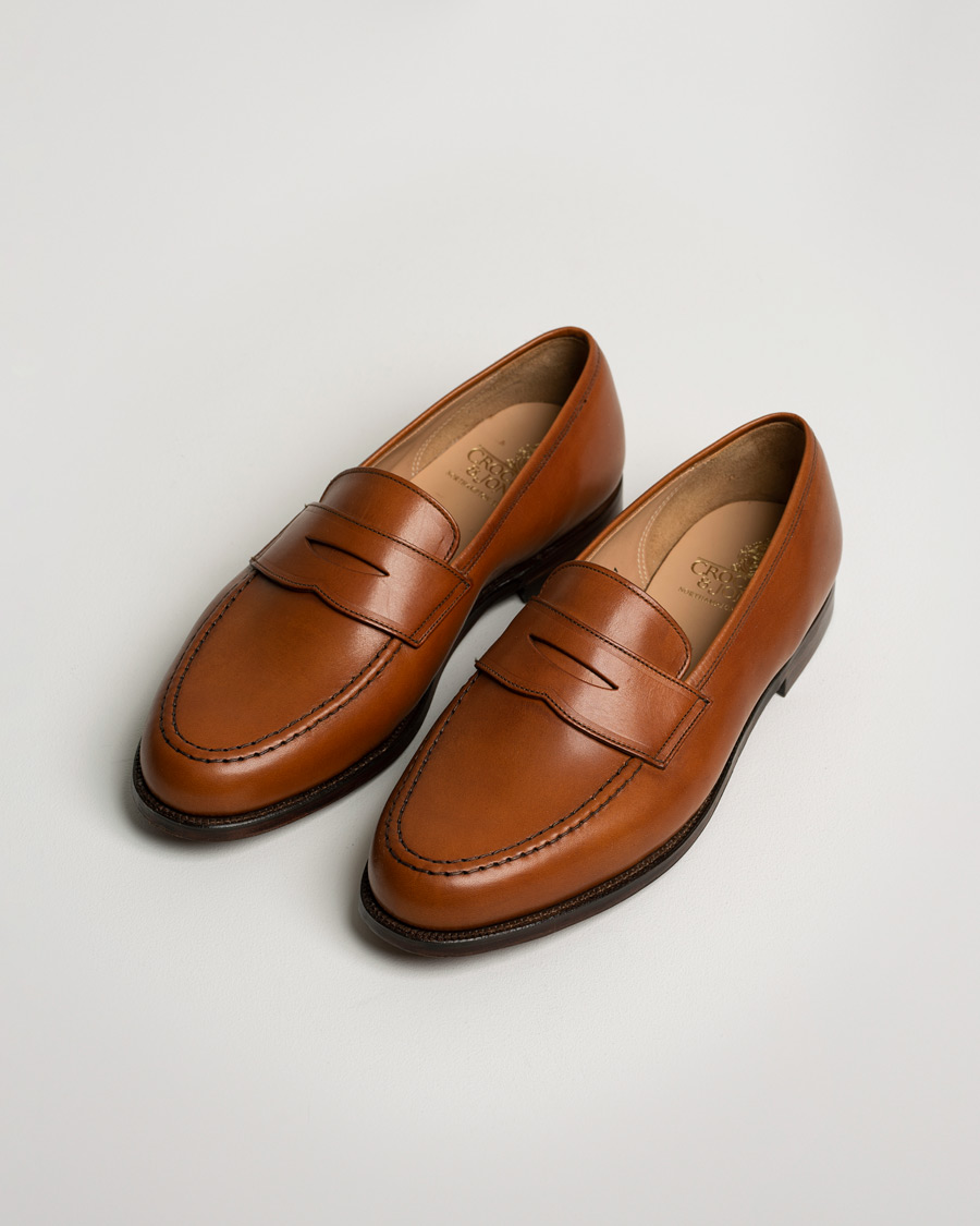 Uomini | Boston Leather Sole Light Brown Calf | Pre-owned | Boston Leather Sole Light Brown Calf