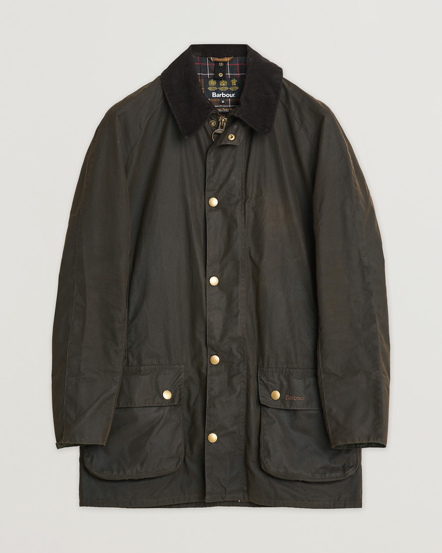 Uomini | Barbour Lifestyle Beausby Waxed Jacket Olive | Pre-owned | Barbour Lifestyle Beausby Waxed Jacket Olive
