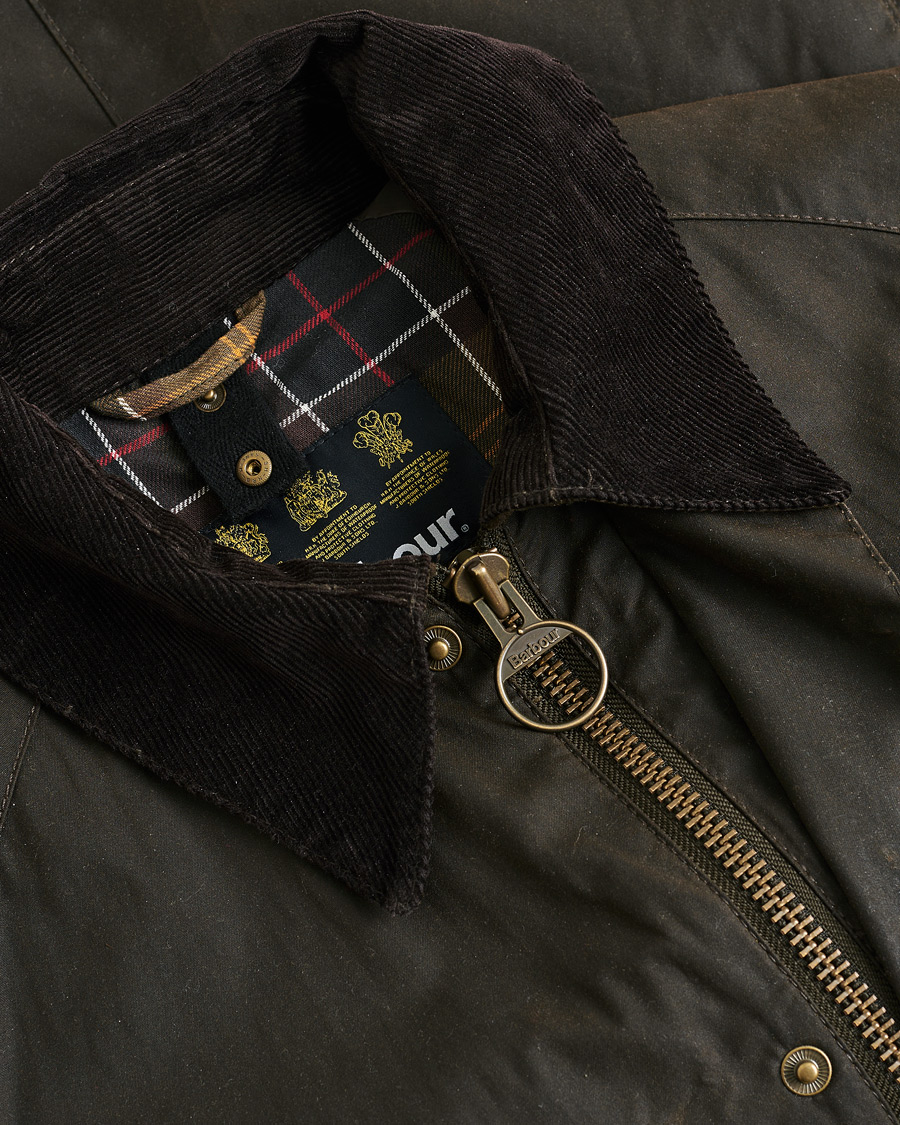 Uomini | Barbour Lifestyle Beausby Waxed Jacket Olive | Pre-owned | Barbour Lifestyle Beausby Waxed Jacket Olive