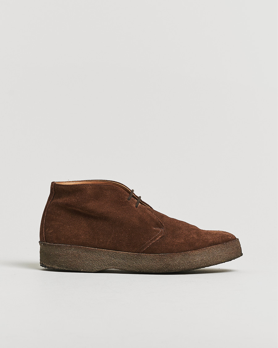 Uomini | Scarpe Pre-owned | Pre-owned | Sanders Joel Chukka Boot Chocolate Suede UK8,5 - EU42,5