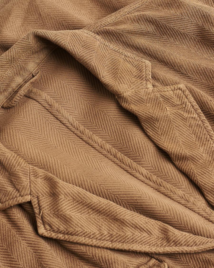 Uomini | Giacca da abito Pre-owned | Pre-owned | Altea Safari Blazer Camel Brown 52