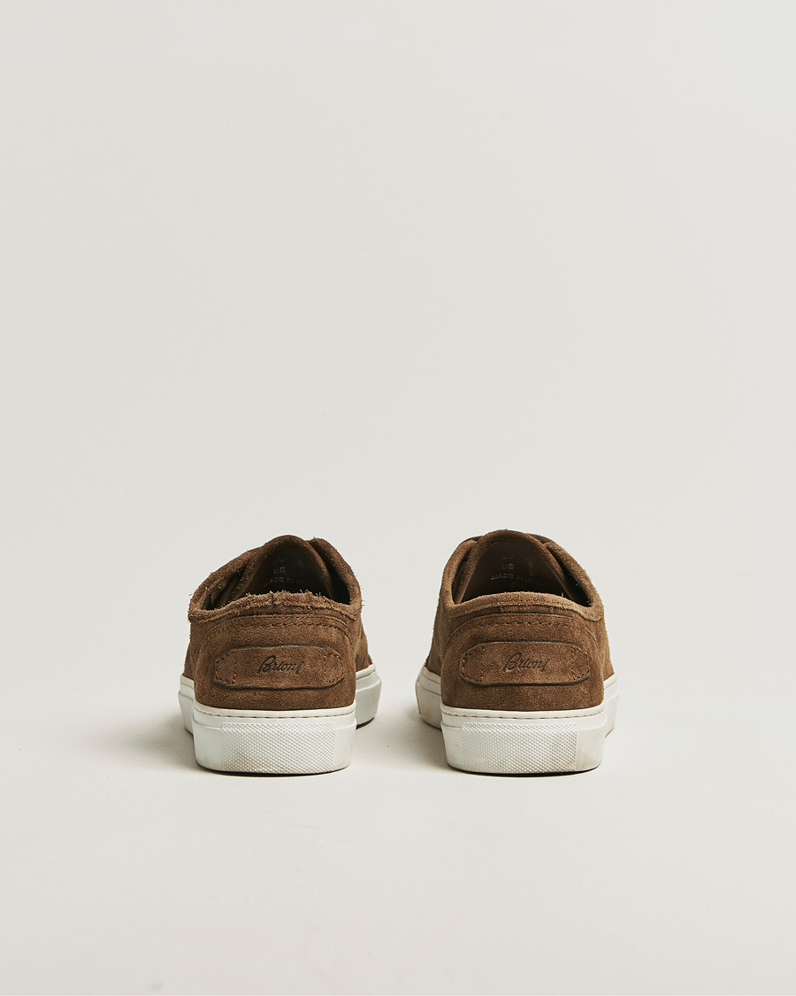Uomini | Brioni Casetta Suede Sneakers Brown | Pre-owned | Brioni Casetta Suede Sneakers Brown