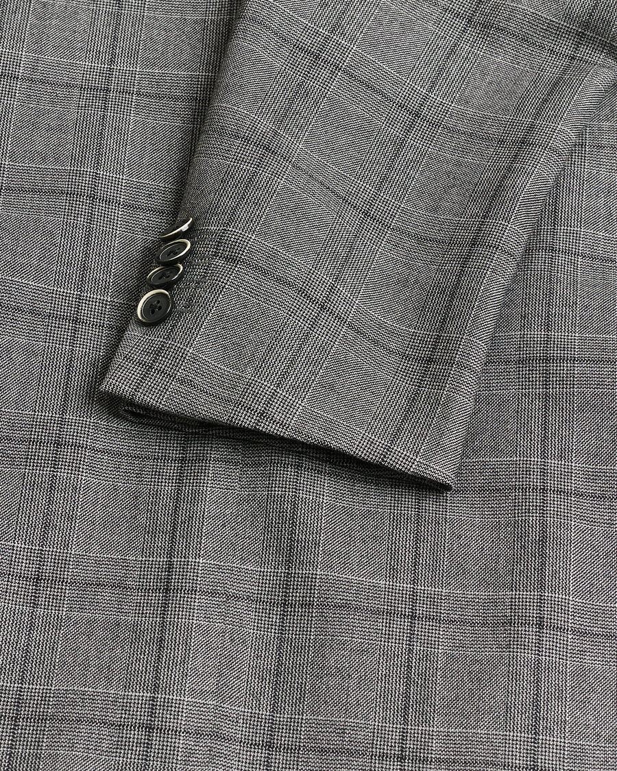 Uomini | Abiti Pre-owned | Pre-owned | Caruso Checked Wool Suit Grey 48