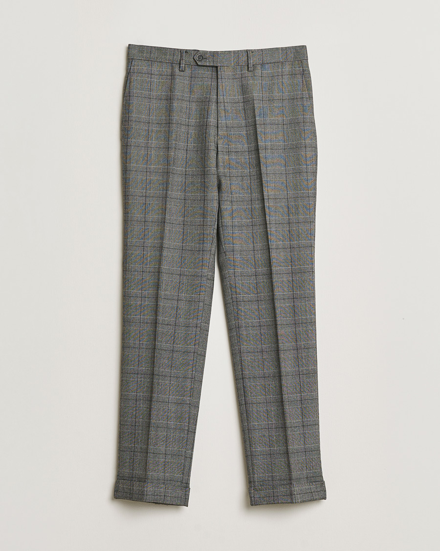 Uomini | Abiti Pre-owned | Pre-owned | Caruso Checked Wool Suit Grey 48