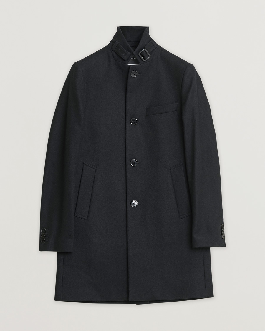 Uomini | Giacche Pre-owned | Pre-owned | J.Lindeberg Holger Compact Melton Wool Coat Black 48