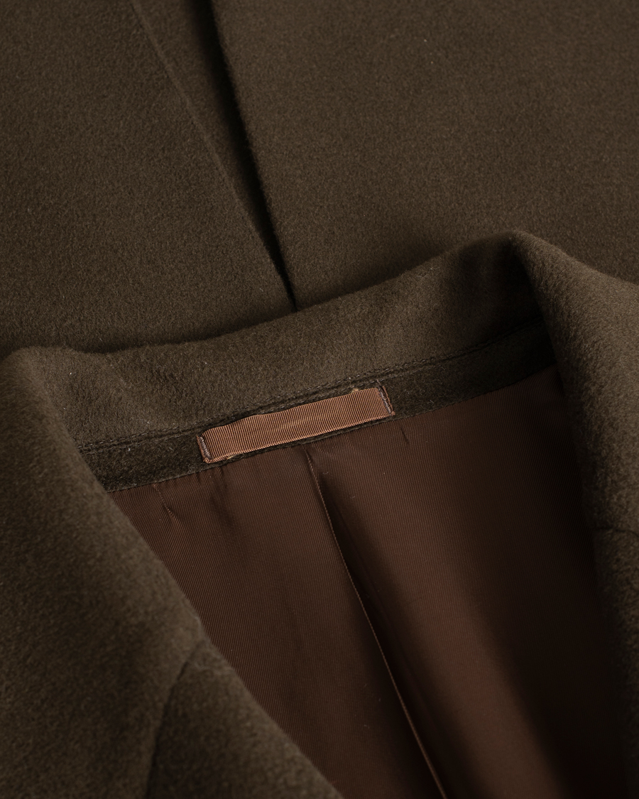 Uomini | Giacche | Pre-owned | Tiger of Sweden Jeean Wool Coat Dark Green