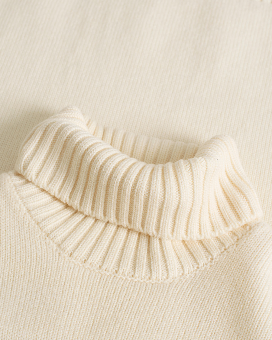 Uomini | Zanone Virgin Merino Wool Rollneck Latte | Pre-owned | Zanone Virgin Merino Wool Rollneck Latte