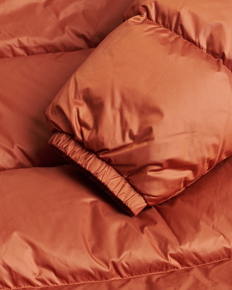 Uomini | Giacche Pre-owned | Pre-owned | GANT Shiny Puffer Hooded Jacket Rust XL