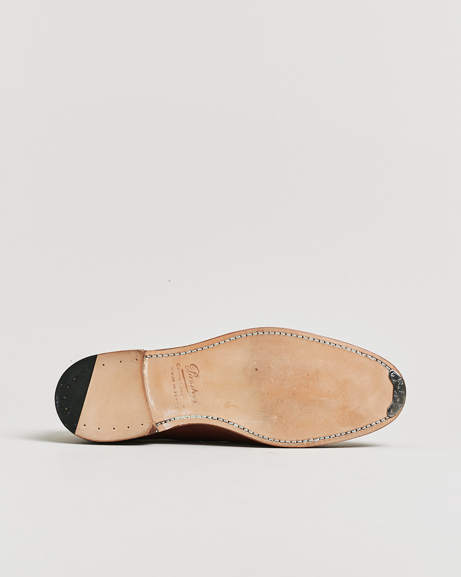 Uomini | Scarpe con cuciture Goodyear Pre-owned | Pre-owned | Paraboot Grained Leather Derby Brown UK7,5 - EU41,5