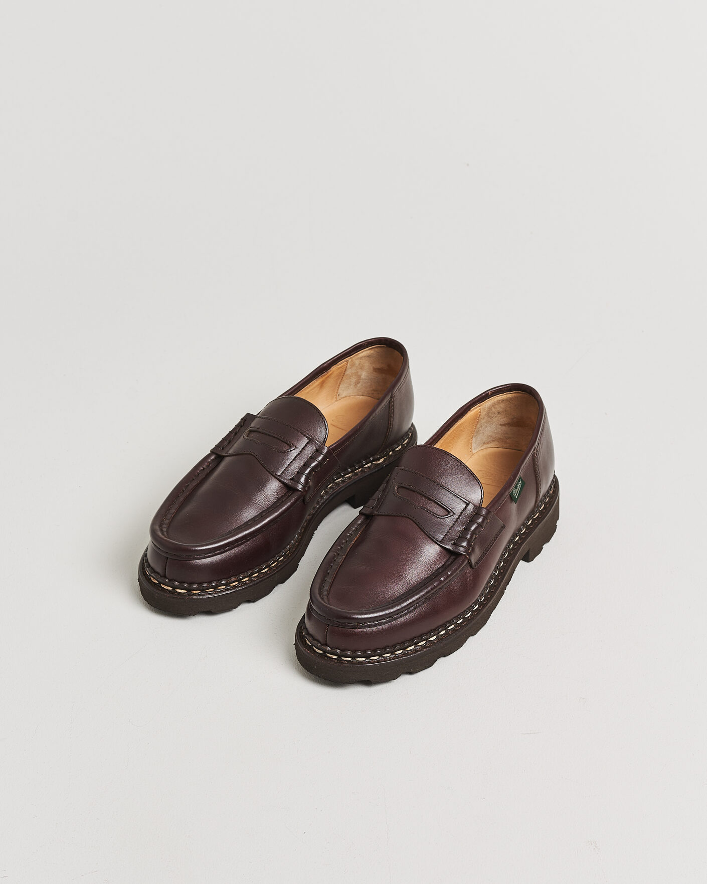 Uomini | Scarpe con cuciture Goodyear Pre-owned | Pre-owned | Paraboot Reims Loafer Cafe UK7 - EU41