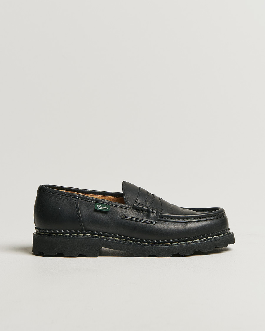 Uomini | Paraboot Reims Loafer Black | Pre-owned | Paraboot Reims Loafer Black