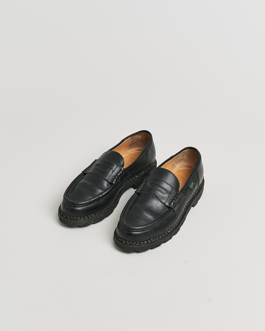 Uomini | Scarpe con cuciture Goodyear Pre-owned | Pre-owned | Paraboot Reims Loafer Black UK9 - EU43