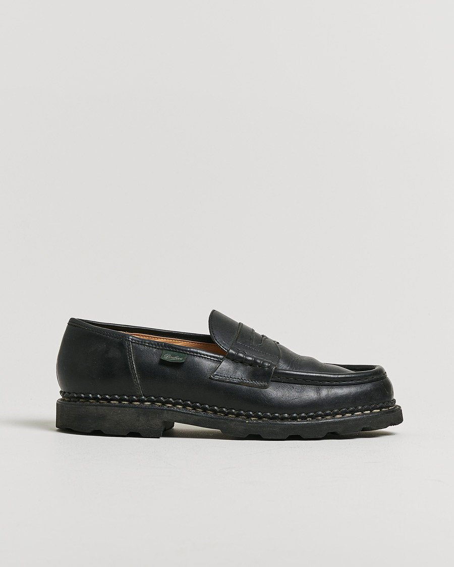 Uomini | Scarpe con cuciture Goodyear Pre-owned | Pre-owned | Paraboot Reims Loafer Black UK9 - EU43