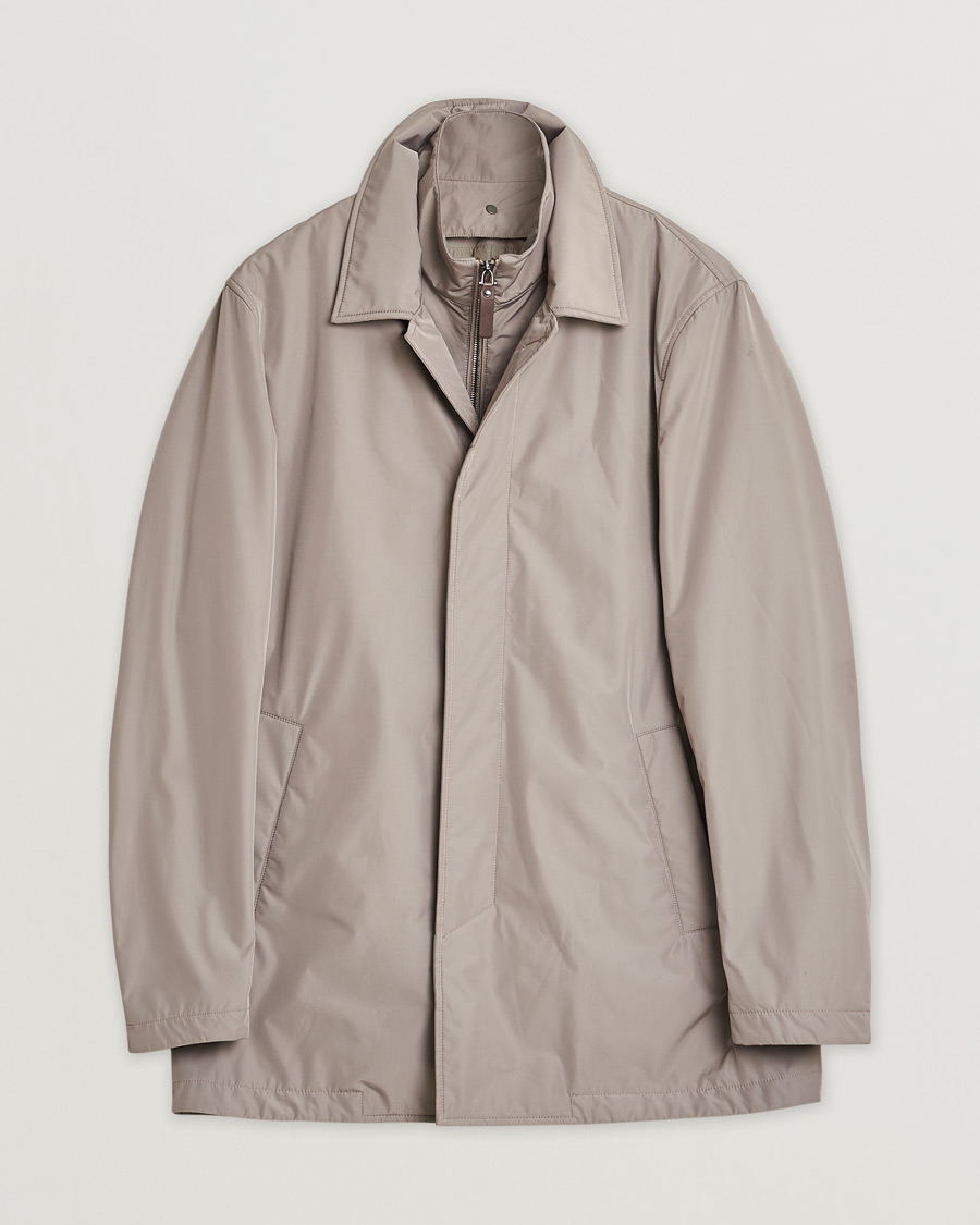 Uomini | Giacche Pre-owned | Pre-owned | Canali Rain Protection Car Coat Sand 48