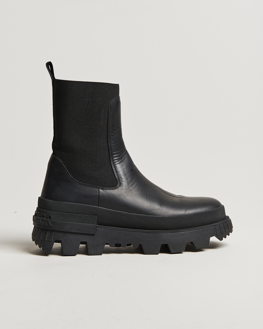 Uomini | Moncler Neue Chelsea Boots Black 42 | Pre-owned | Moncler Neue Chelsea Boots Black 42