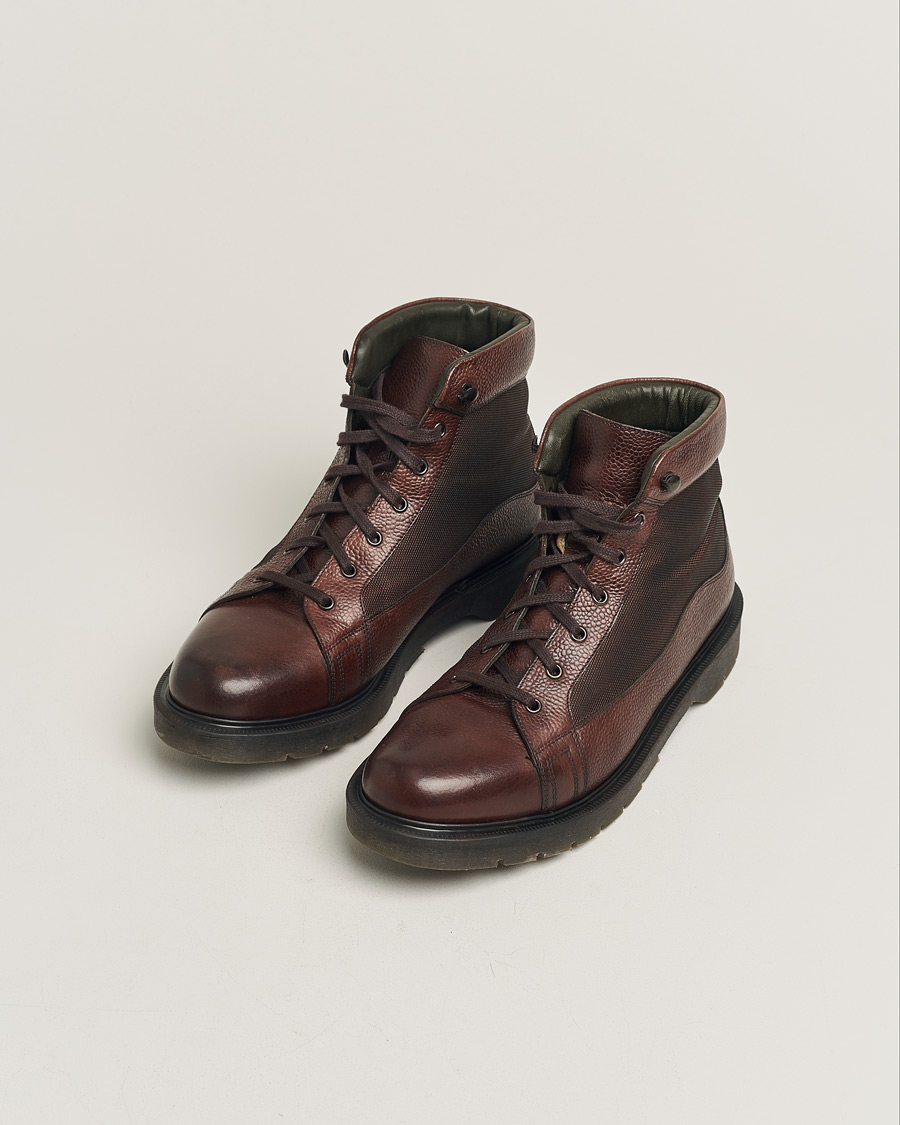 Uomini | Design Loake Trimble Heat Sealed Monkey Boot Dark Brown | Pre-owned | Design Loake Trimble Heat Sealed Monkey Boot Dark Brown
