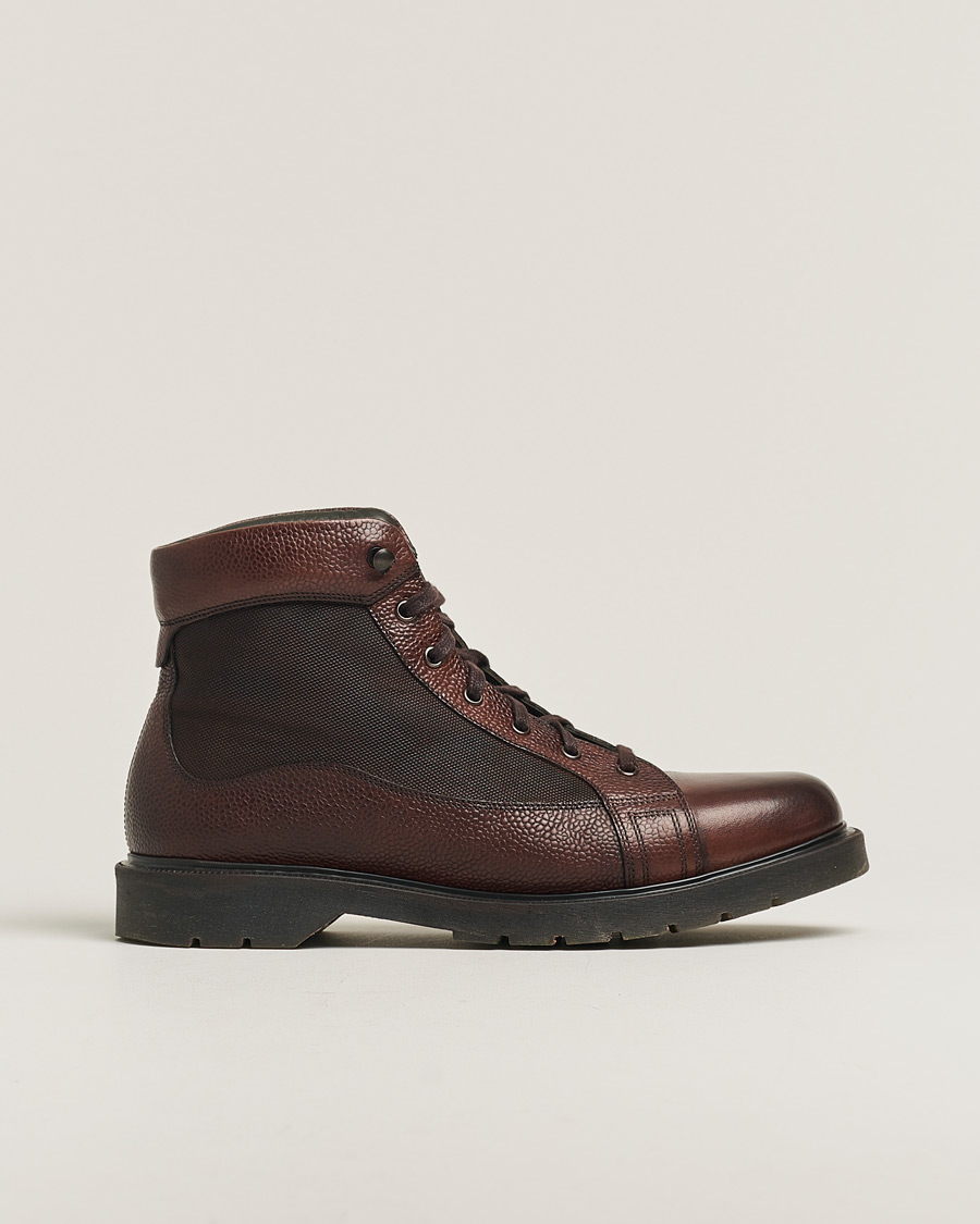 Uomini | Design Loake Trimble Heat Sealed Monkey Boot Dark Brown | Pre-owned | Design Loake Trimble Heat Sealed Monkey Boot Dark Brown