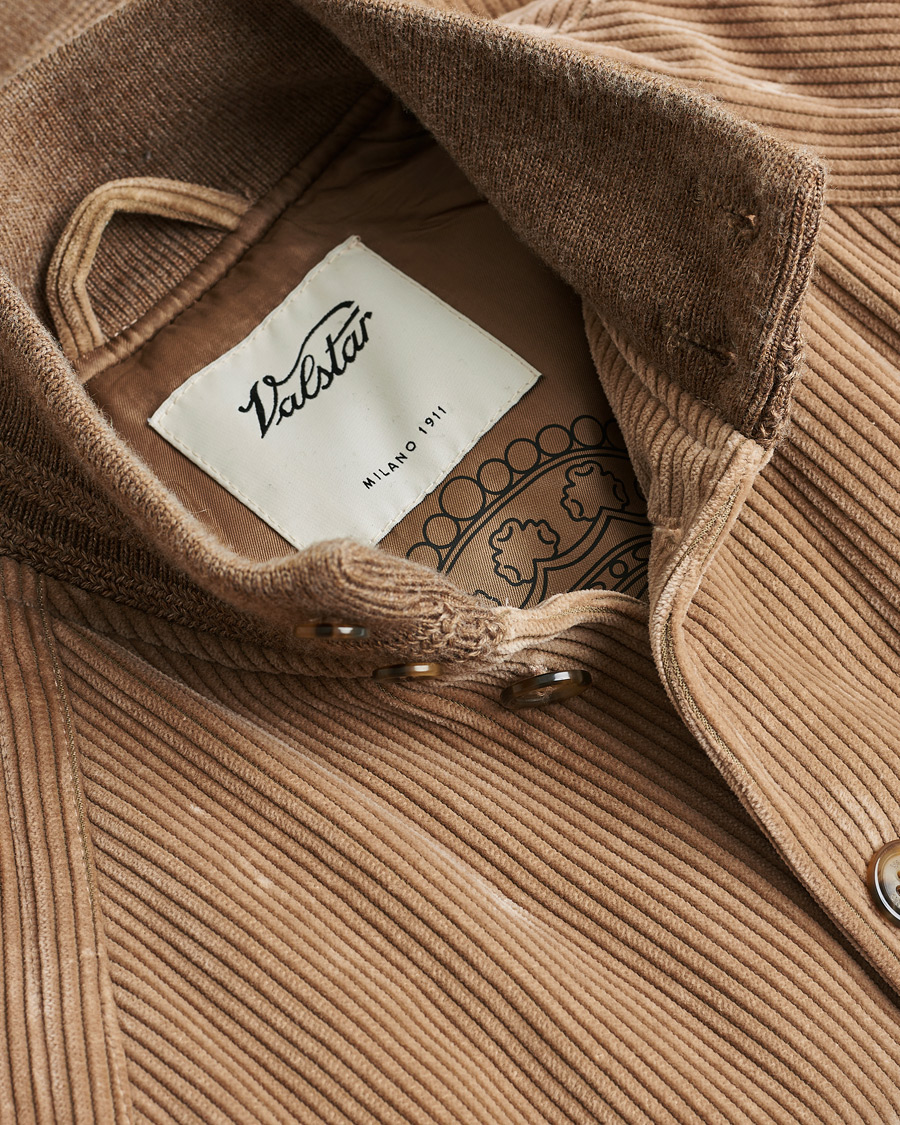 Uomini | Valstar Raglan Corduroy Jacket Sand 48 | Pre-owned | Valstar Raglan Corduroy Jacket Sand 48