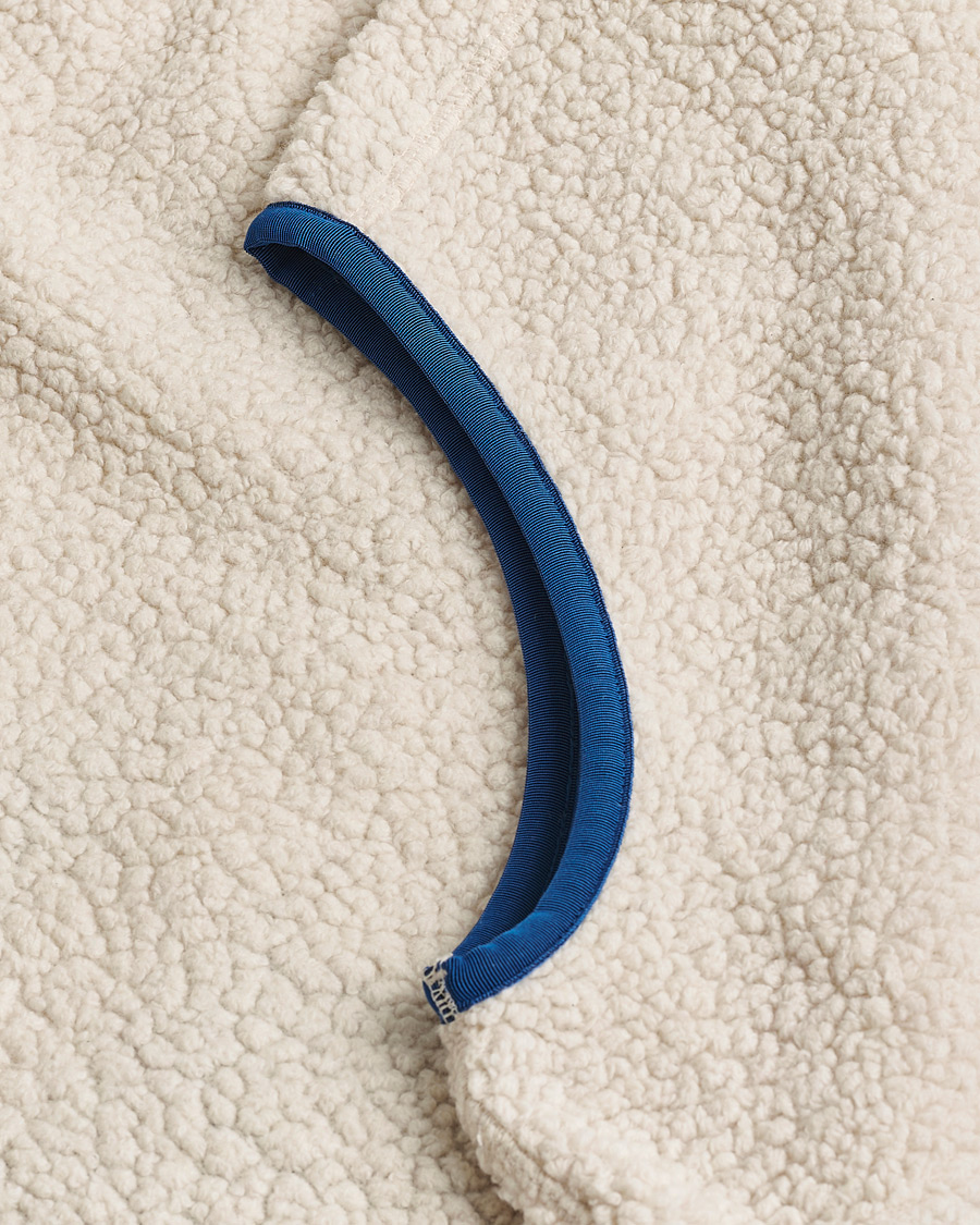 Uomini | Giacche Pre-owned | Pre-owned | Drake's Zip Through Fleece Vest Ecru S