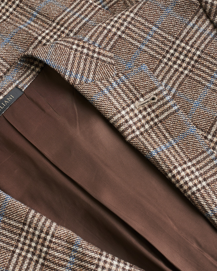 Uomini | Giacca da abito Pre-owned | Pre-owned | Corneliani Check Wool Blazer Brown 52