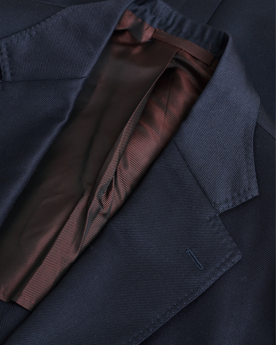 Uomini | Giacca da abito Pre-owned | Pre-owned | De Petrillo Mohair Blend Blazer Navy 52