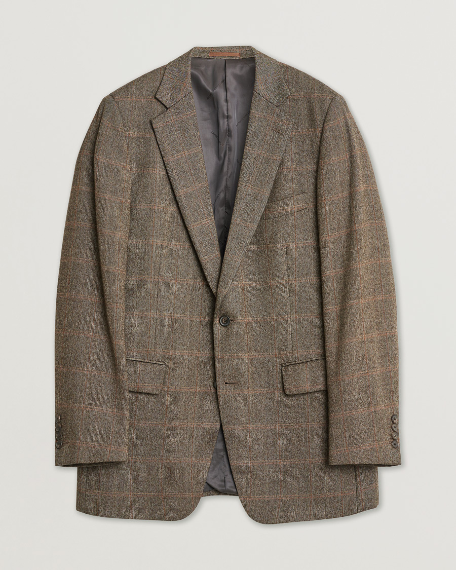 Uomini | Giacca da abito Pre-owned | Pre-owned | Gieves & Hawkes Cashmere Blend Blazer Brown 50