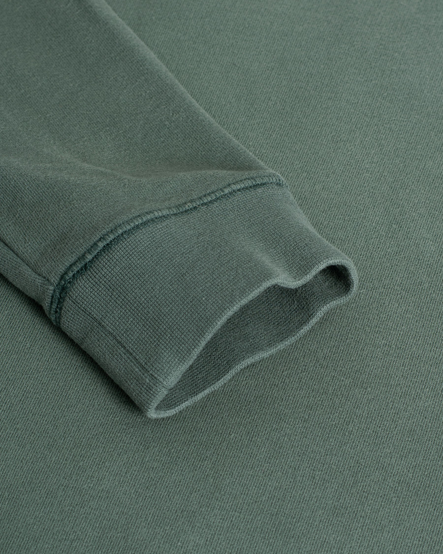 Uomini | Maglieria | Pre-owned | Sunspel Loopback Half Zip Sweatshirt Racing Green