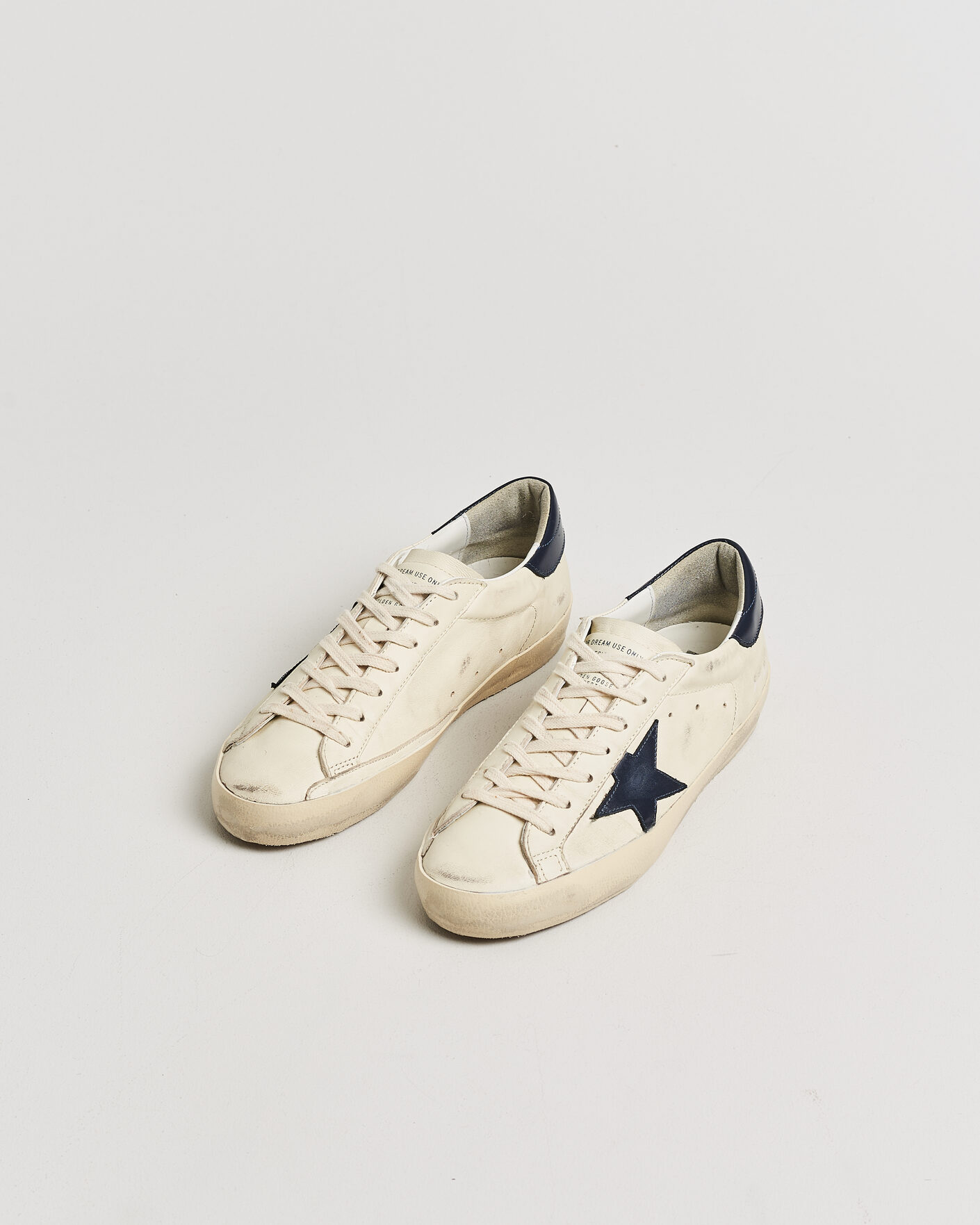 Uomini | Scarpe Pre-owned | Pre-owned | Golden Goose Super-Star Sneakers Beige/Midnight 41
