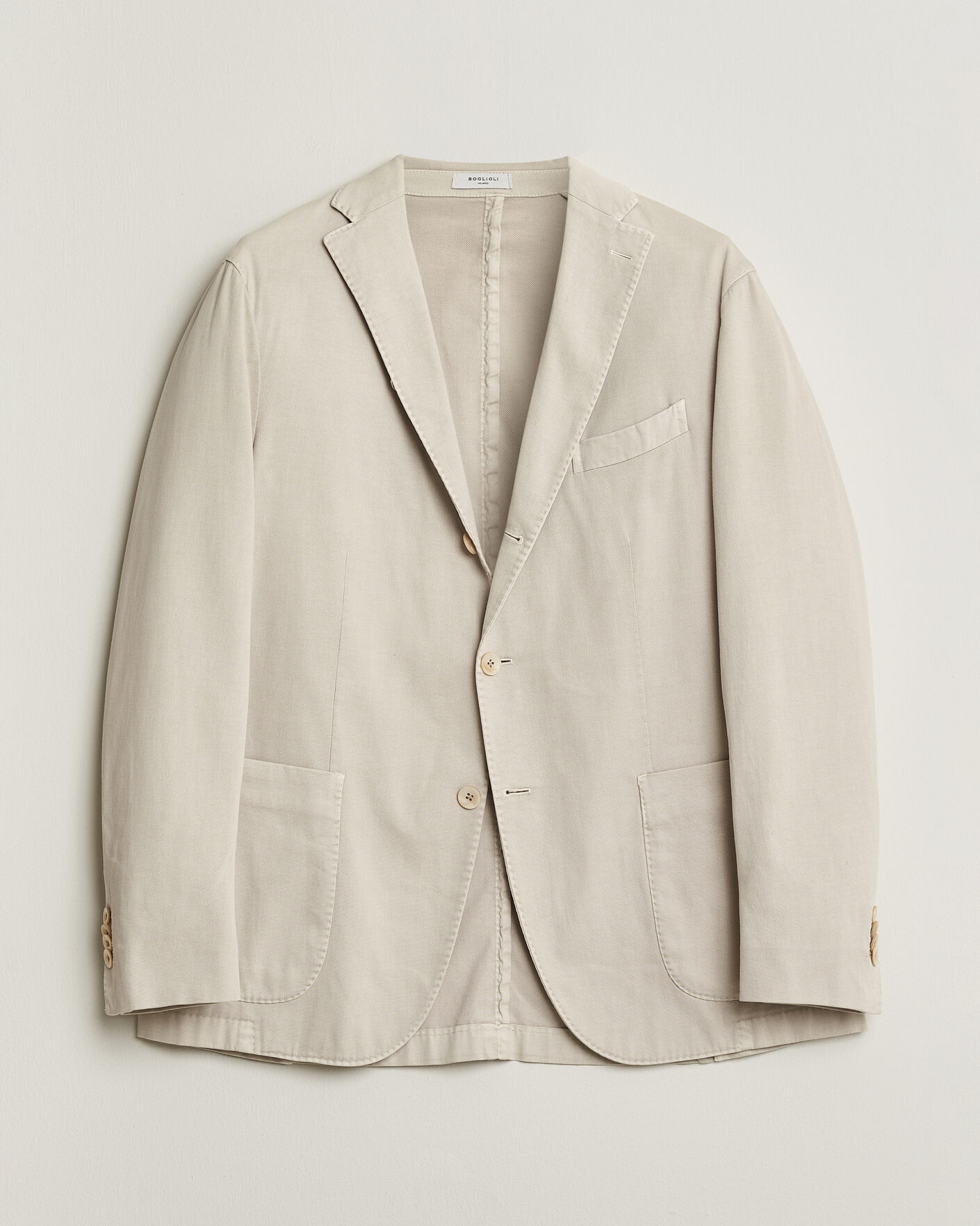 Uomini | Giacca da abito Pre-owned | Pre-owned | Boglioli K Jacket Cotton Stretch Blazer Light Beige 52