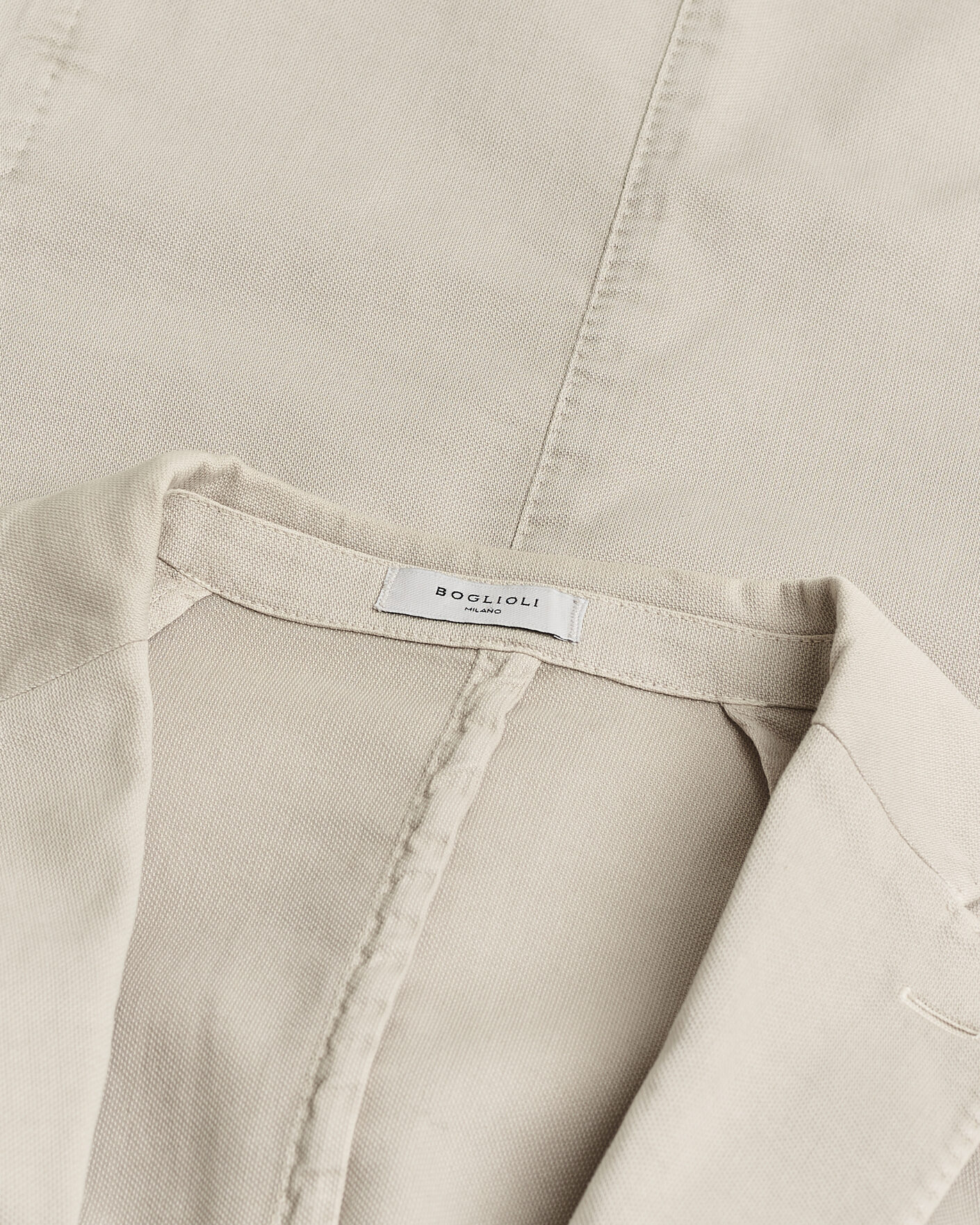 Uomini | Giacca da abito Pre-owned | Pre-owned | Boglioli K Jacket Cotton Stretch Blazer Light Beige 52