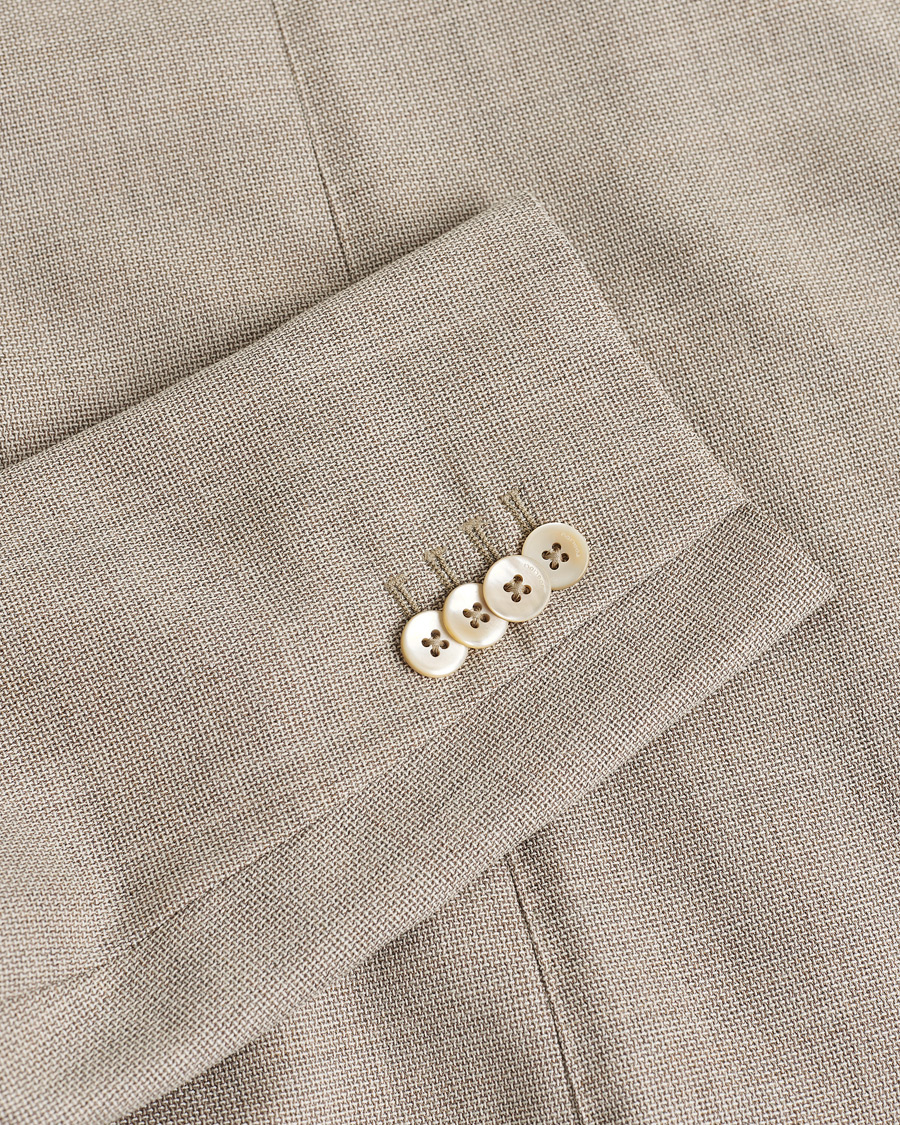 Uomini | Giacca da abito Pre-owned | Pre-owned | Boglioli K Jacket Wool Hopsack Blazer Beige 46