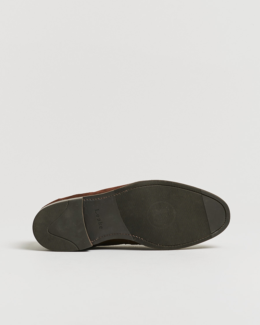 Uomini | Loake 1880 Grant Shadow Sole Brown Suede | Pre-owned | Loake 1880 Grant Shadow Sole Brown Suede