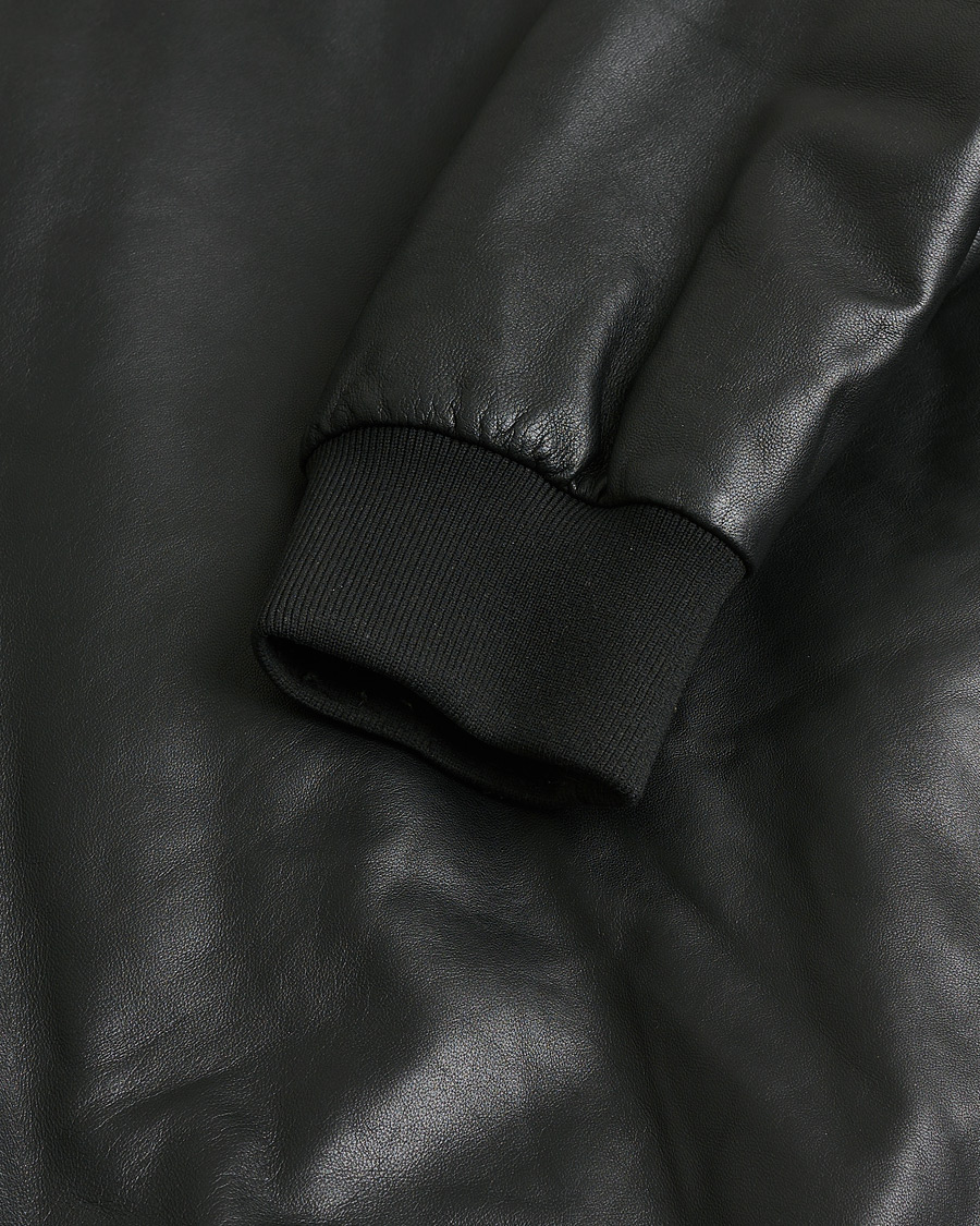 Uomini | Giacche Pre-owned | Pre-owned | Z Zegna Lambskin Bomber Jacket Black M